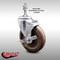 Service Caster 5 Inch SS High Temp Glass Filled Nylon 10mm Threaded Stem Caster with Brake SCC-SSTS20S514-GFNSHT-TLB-M1015 - alternate 2